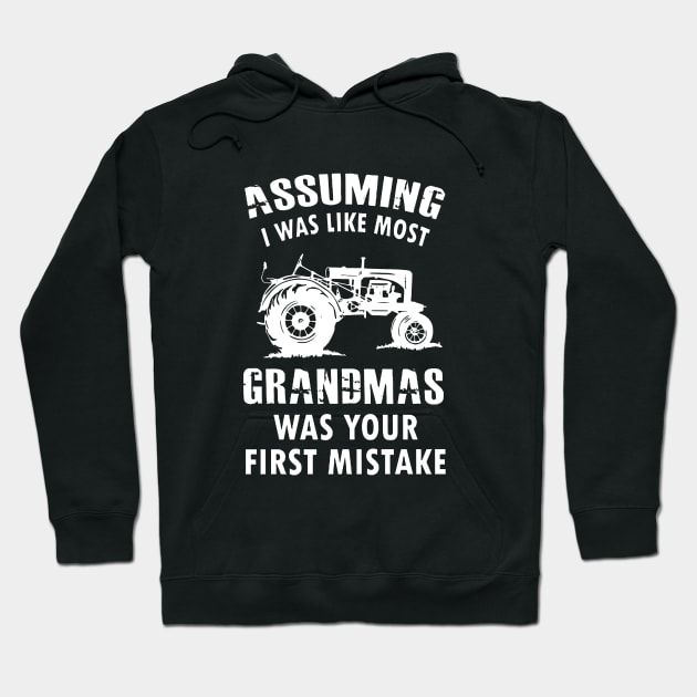 Assuming I Was Like Most Grandmas Was Your First Mistake Hoodie by Anite